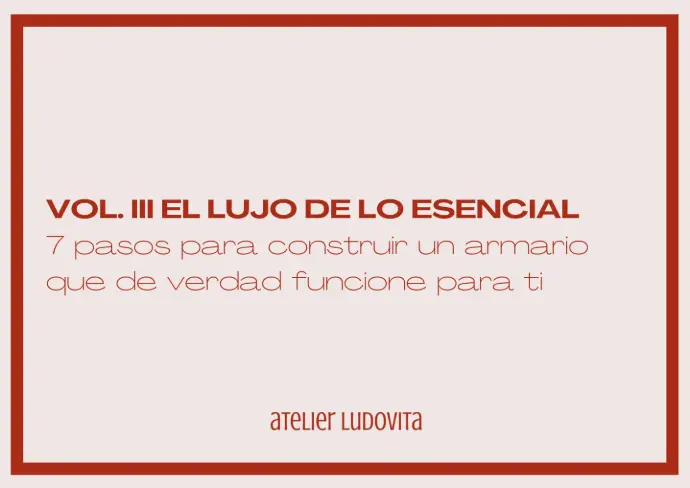 VOL.III EL LUJO DE LO ESENCIAL